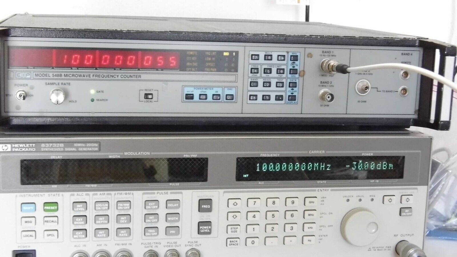 EIP 548B microwave frequency counter 10hz-26.5Ghz w/opt 06 EIP 548B microwave frequency counter 10hz-26.5Ghz w/opt 06